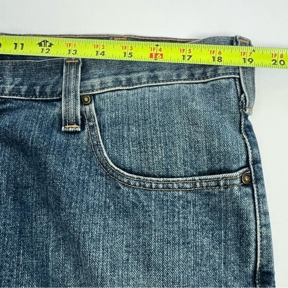 Carhartt Men’s Blue Jeans Sz W38”/L 32” Relaxed Fit Medium Wash Pockets - Picture 7 of 8